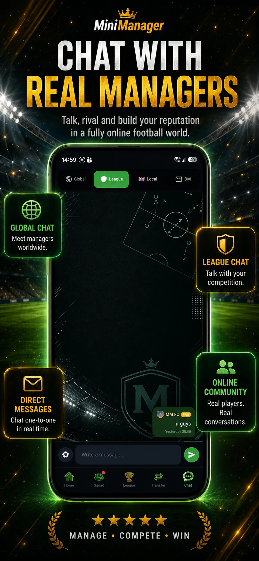 MiniManager - Football Manager screenshot