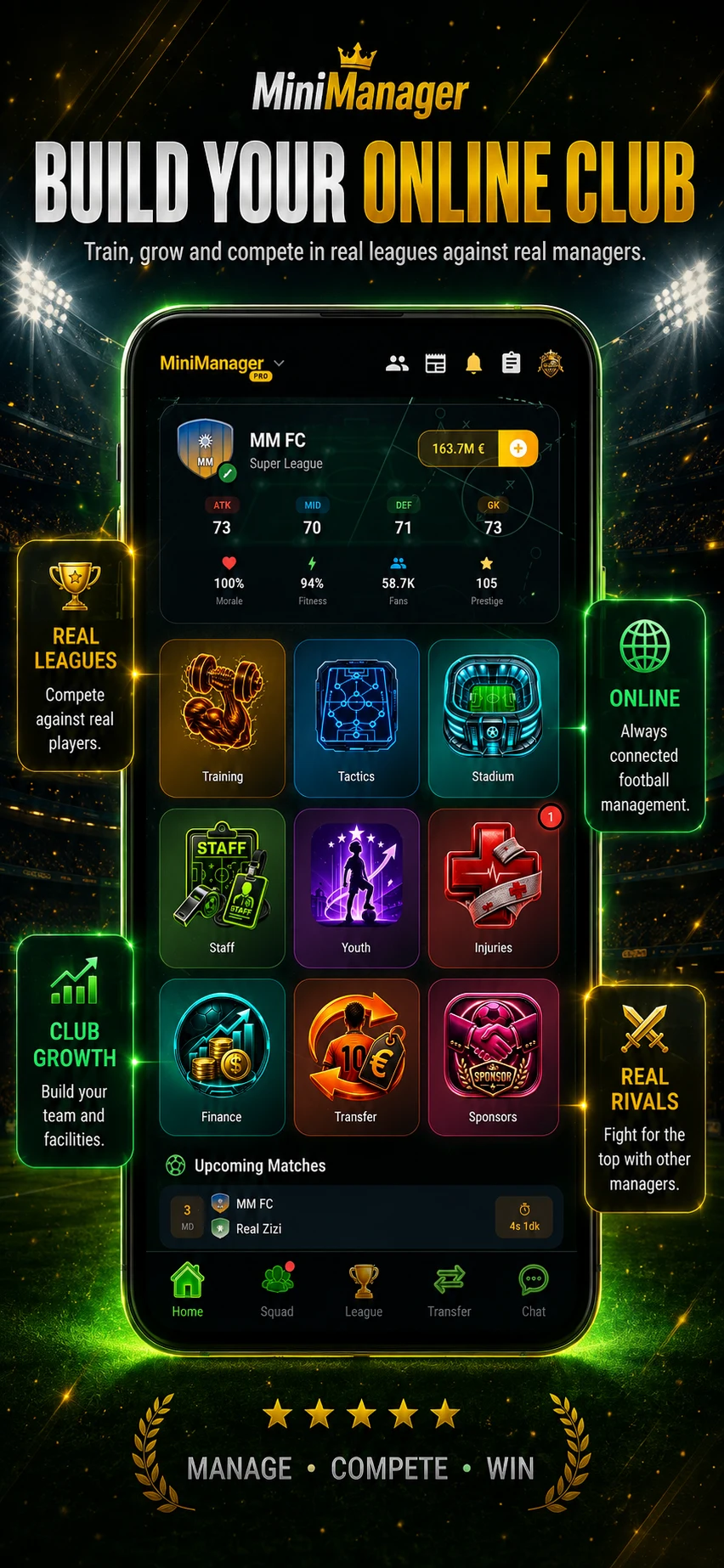 MiniManager - Football Manager screenshot